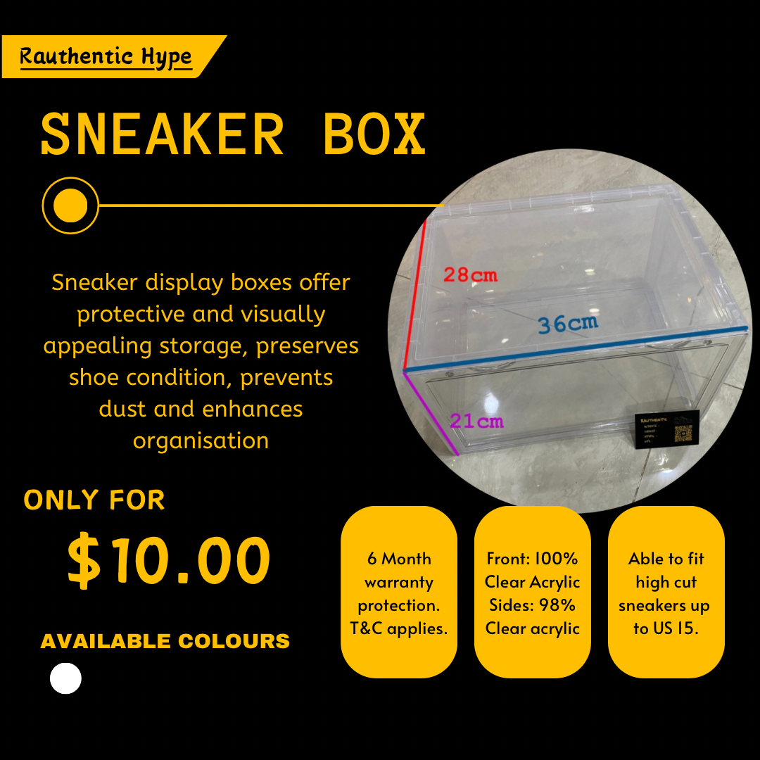 Sneaker Box Side Display (Clear)