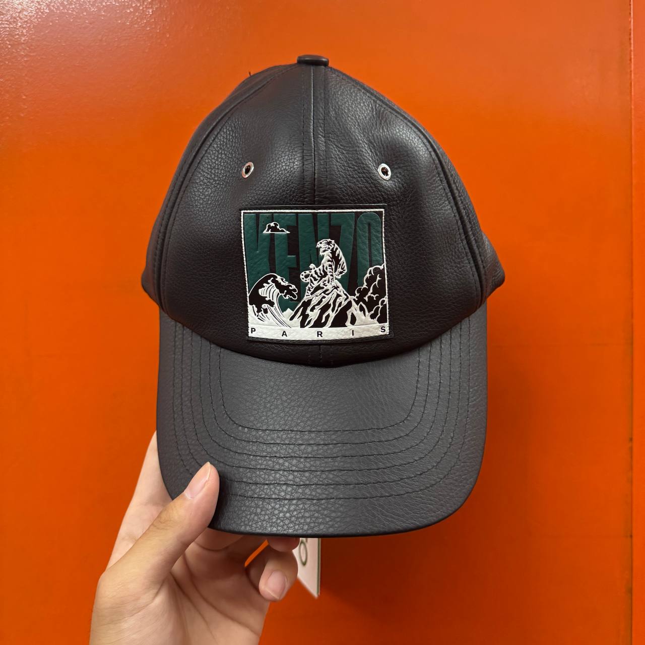 KENZO PARIS LEATHER CAP