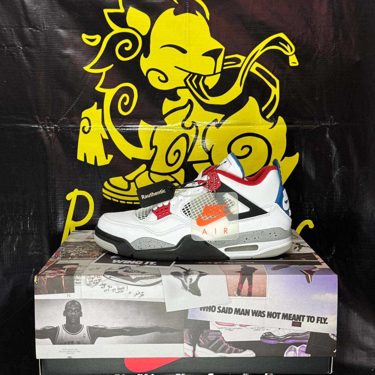 US 10 NIKE AIR JORDAN 4 WHAT THE