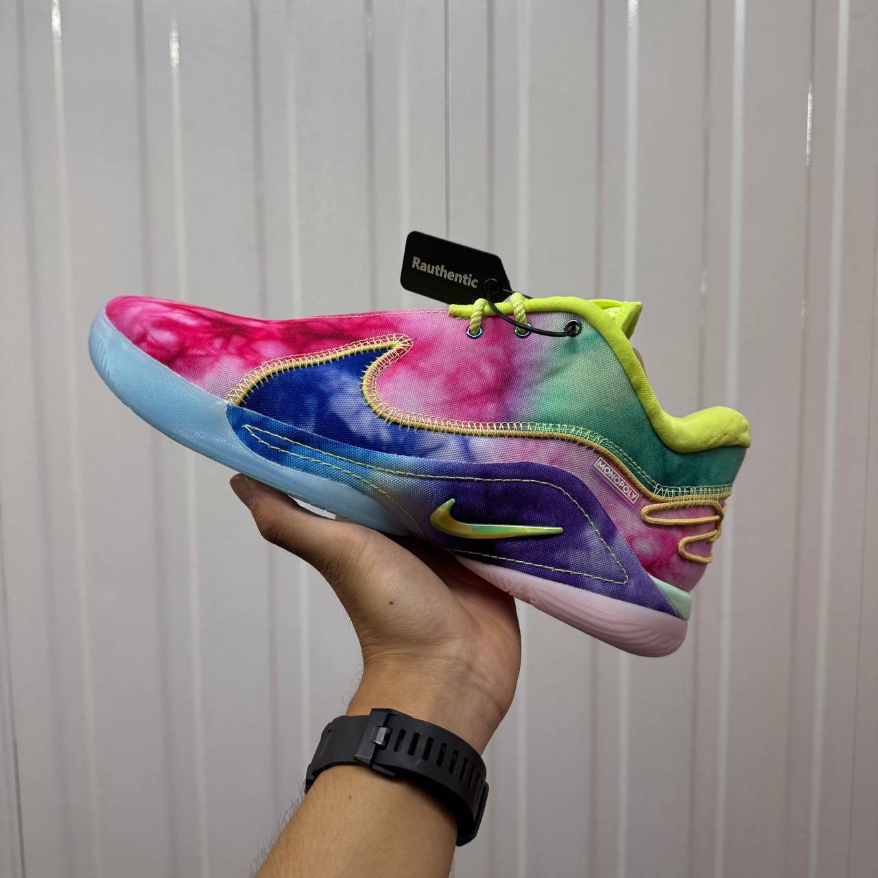 US 12 NIKE LEBRON 22 EP WHAT THE MONOPOLY TIE DYE TRANSLUCENT OUTSOLE