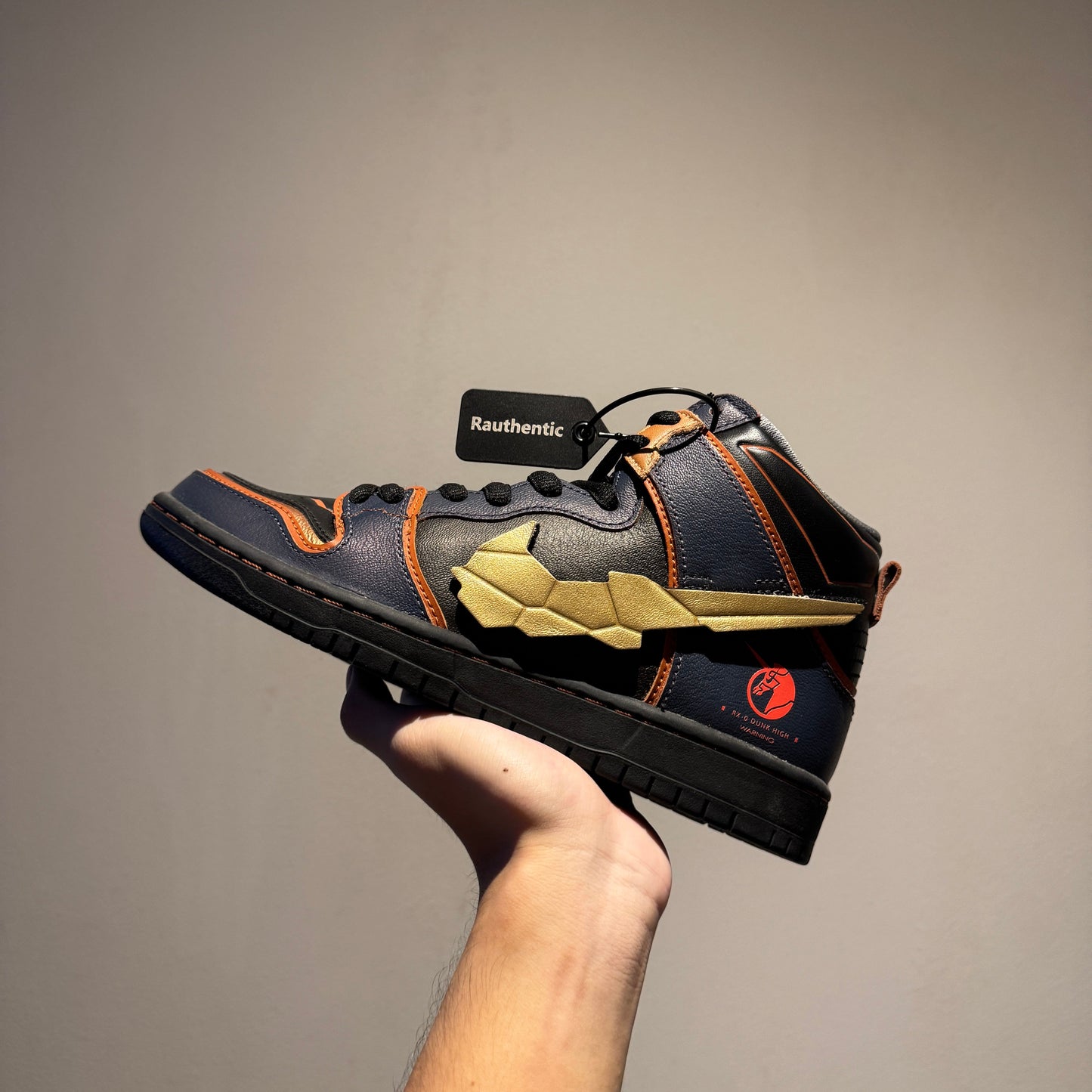 US 12 NIKE SB DUNK HIGH X GUNDAM BLACK