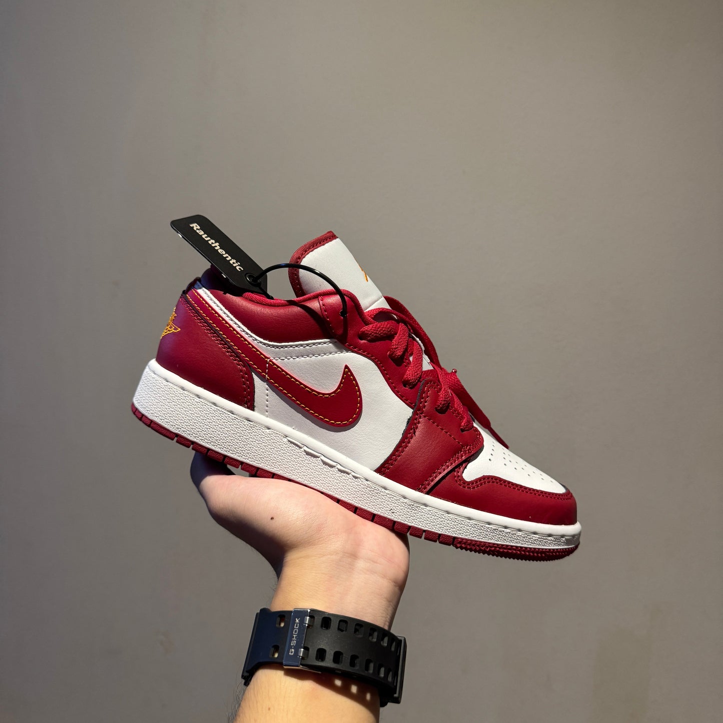 US 5Y NIKE AIR JORDAN 1 LOW CARDINAL RED (GS)