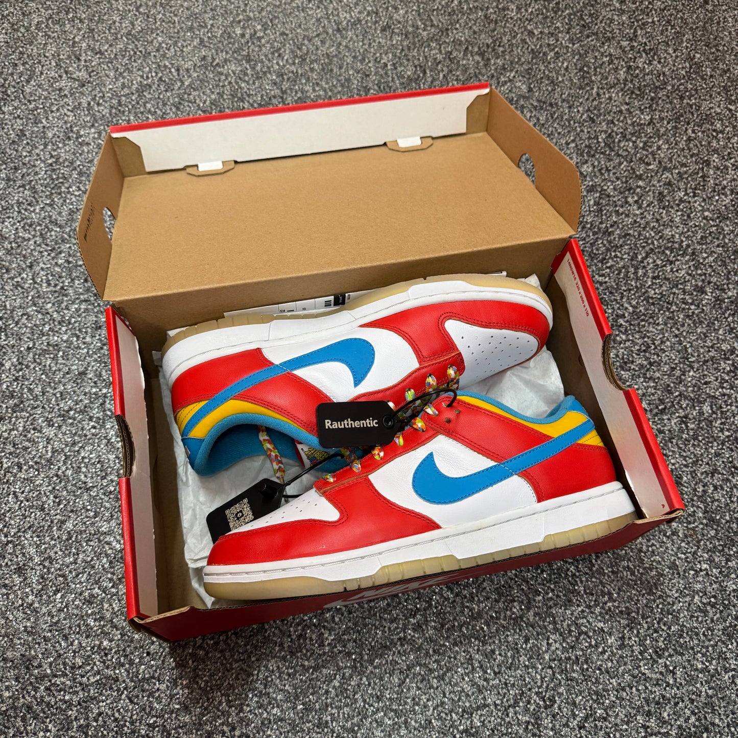 US 9 NIKE DUNK LOW QS FRUITY PEBBLES