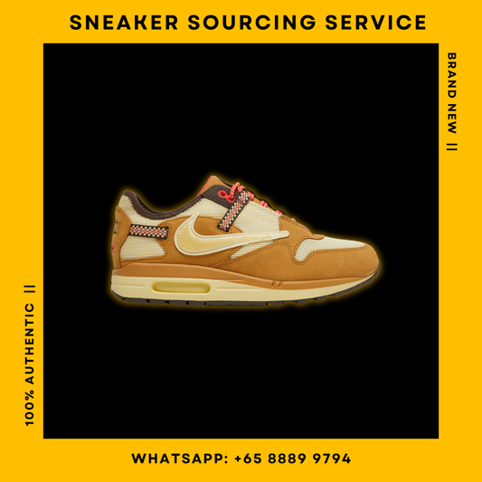 Nike Air Max 1 Travis Scott Cactus Jack Wheat Lemon Drop