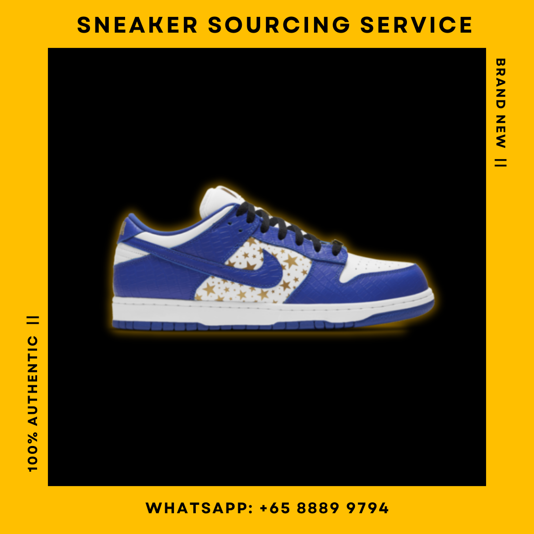 Nike SB Dunk Low Supreme Stars Hyper Royal (2021)