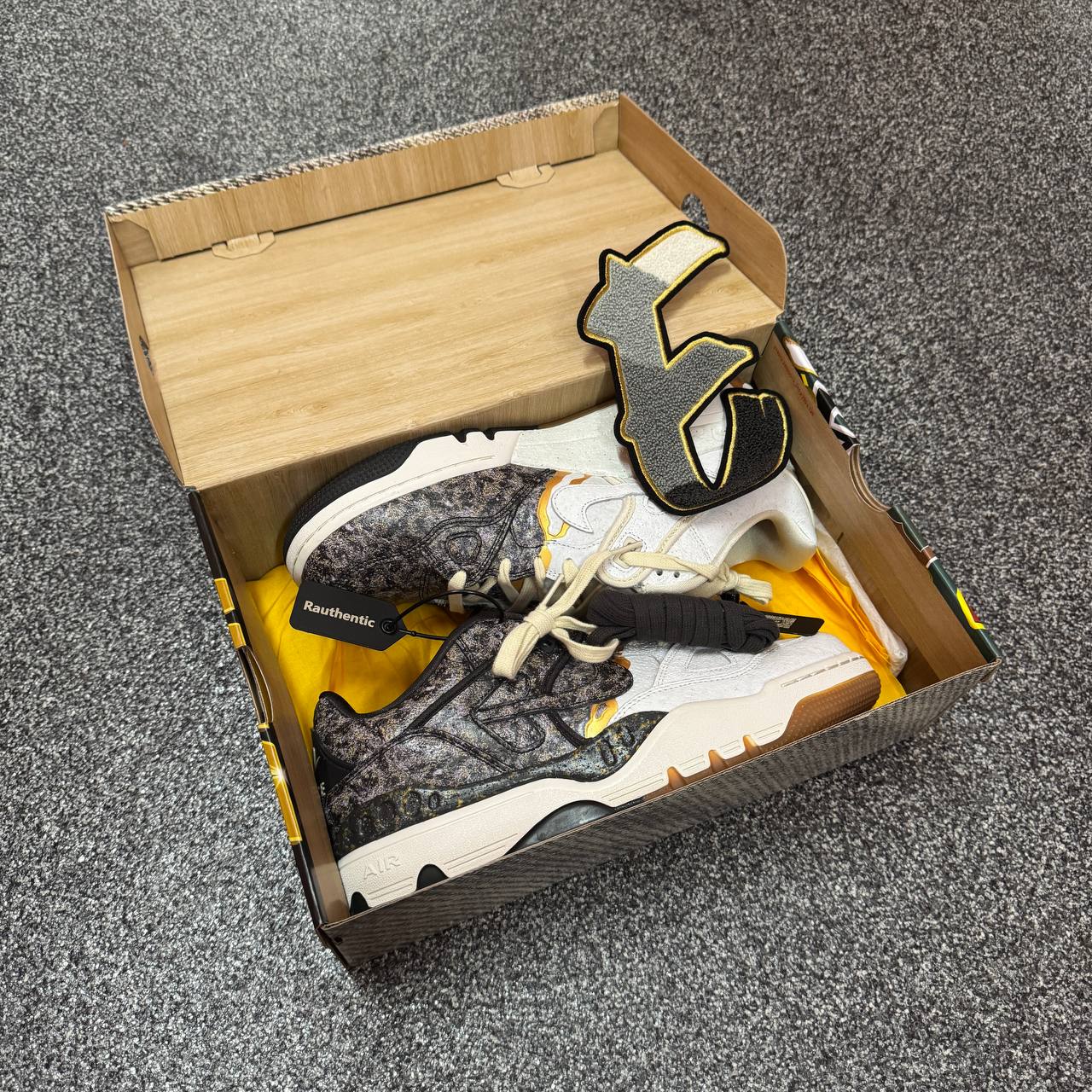 US 11 NIKE AIR FORCE 3 LOW SP PHANTOM NIGHT STADIUM BAMBOO