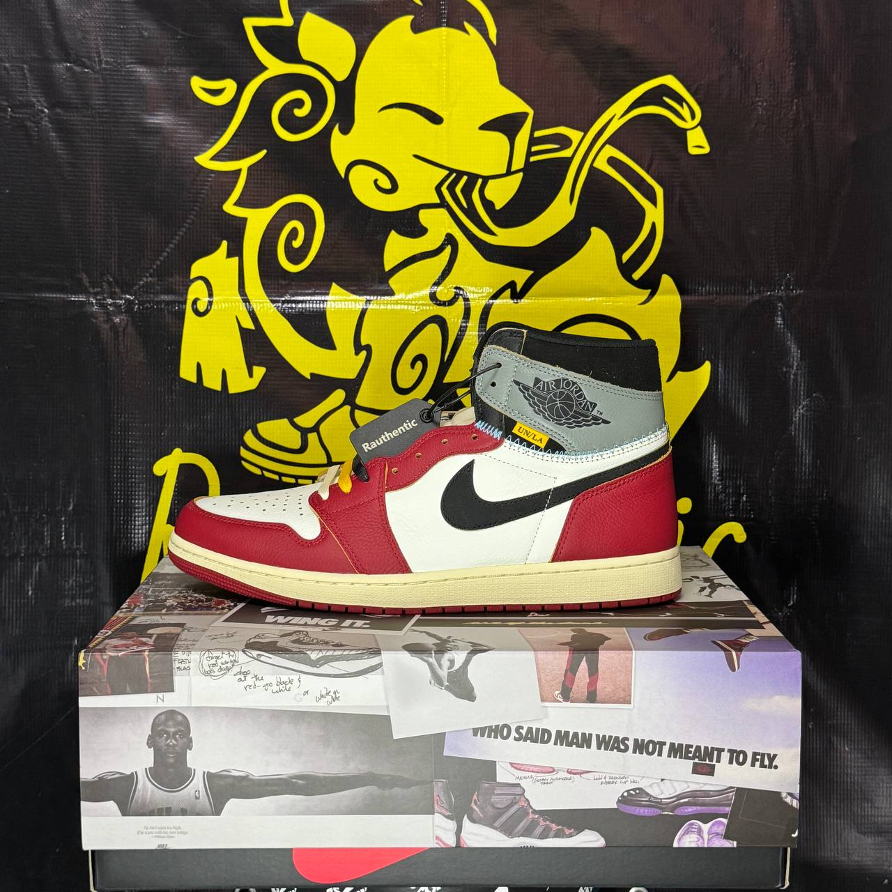 US 14 NIKE AIR JORDAN 1 UNION X LA CHICAGO SHADOW