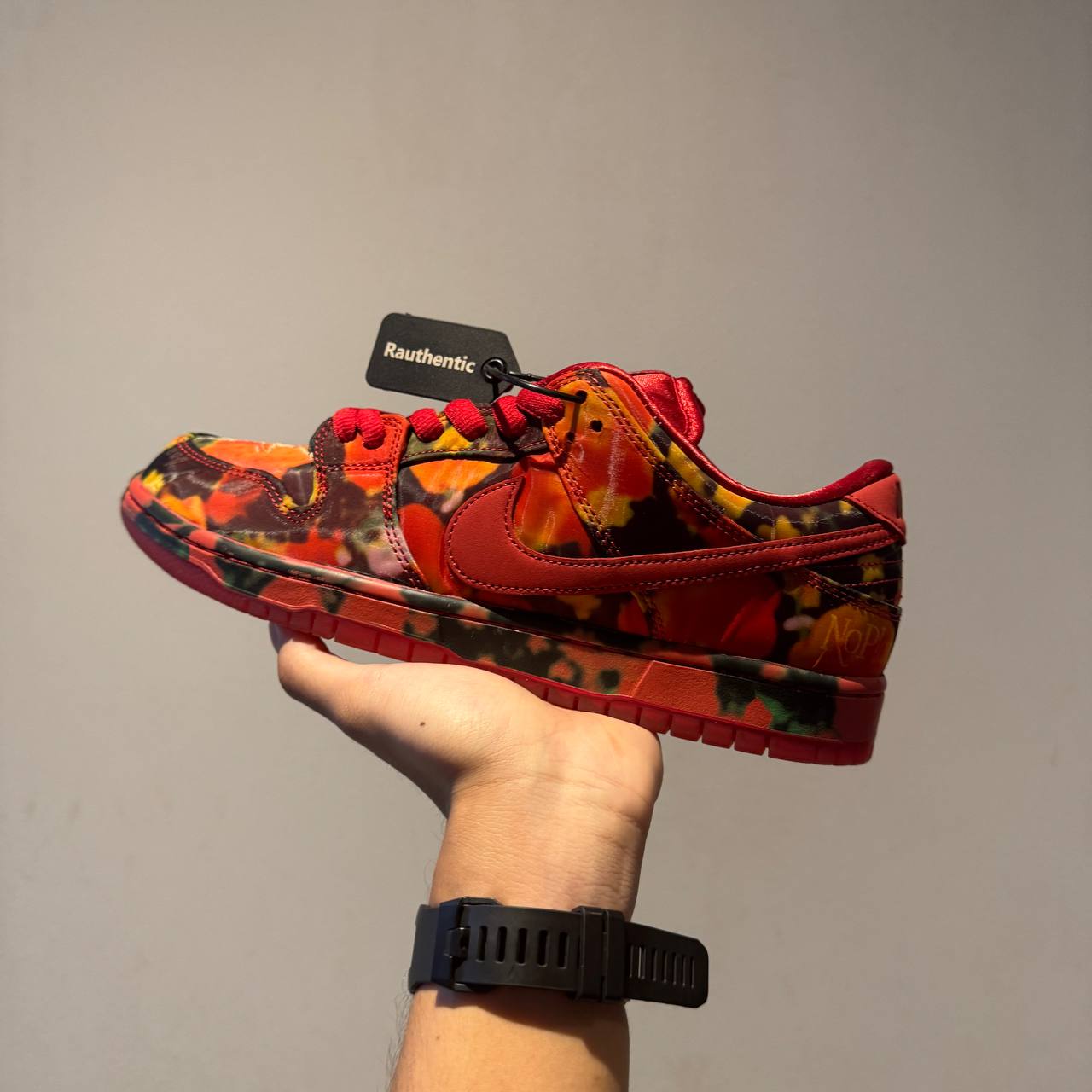 US 9.5 NIKE SB DUNK LOW THE WIZARD OF OZ POPPY FIELD