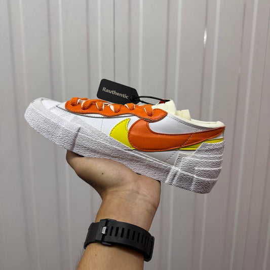US 5.5 SACAI X BLAZER LOW 'MAGMA ORANGE'