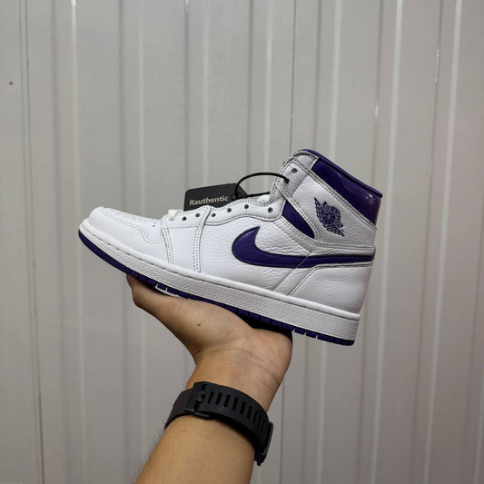 US 7W WMNS AIR JORDAN 1 HIGH OG 'COURT PURPLE'