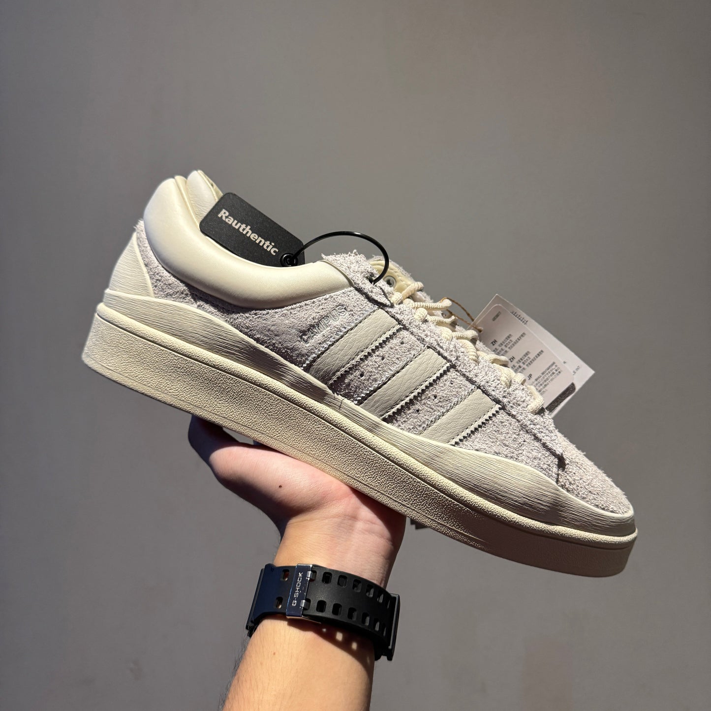 US 12.5 ADIDAS CAMPUS BAD BUNNY CLOUD WHITE