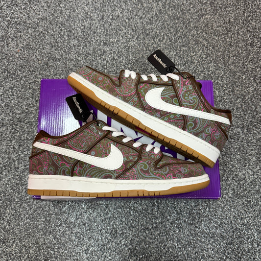 US 10 NIKE SB DUNK LOW PAISLEY BROWN
