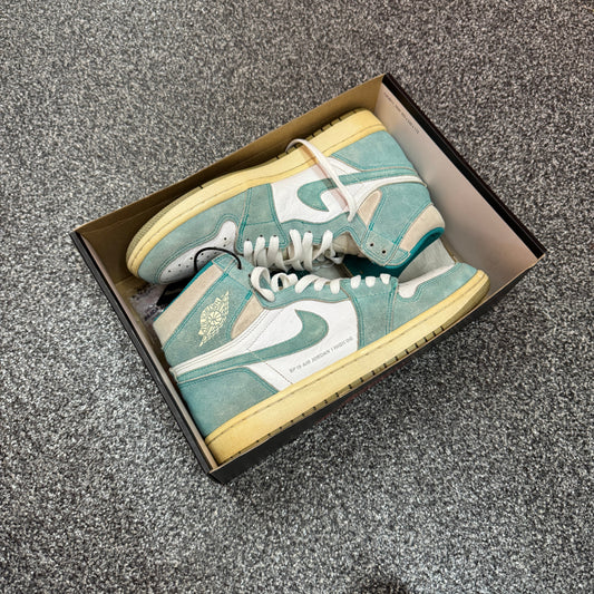 US 8.5 USED NIKE AIR JORDAN 1 HIGH TURBO GREEN