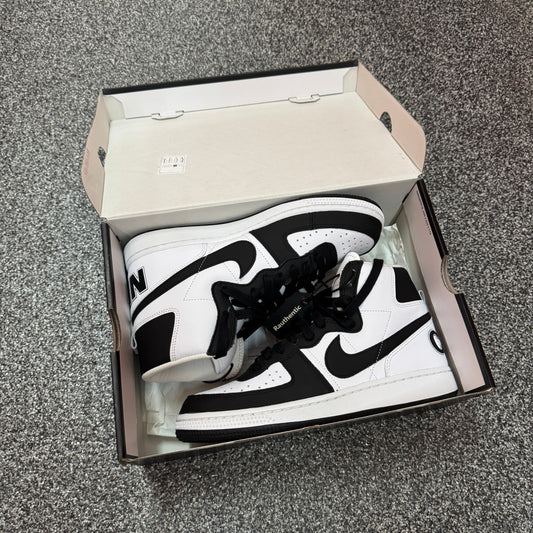 US 9 NIKE TERMINATOR HIGH SP COMME DES GARCONS HOMME CDG PLUS BLACK