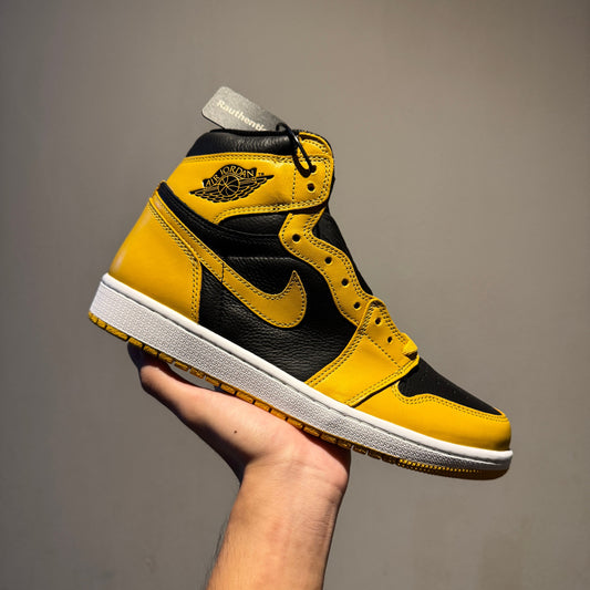 US 9.5 NIKE AIR JORDAN 1 HIGH POLLEN