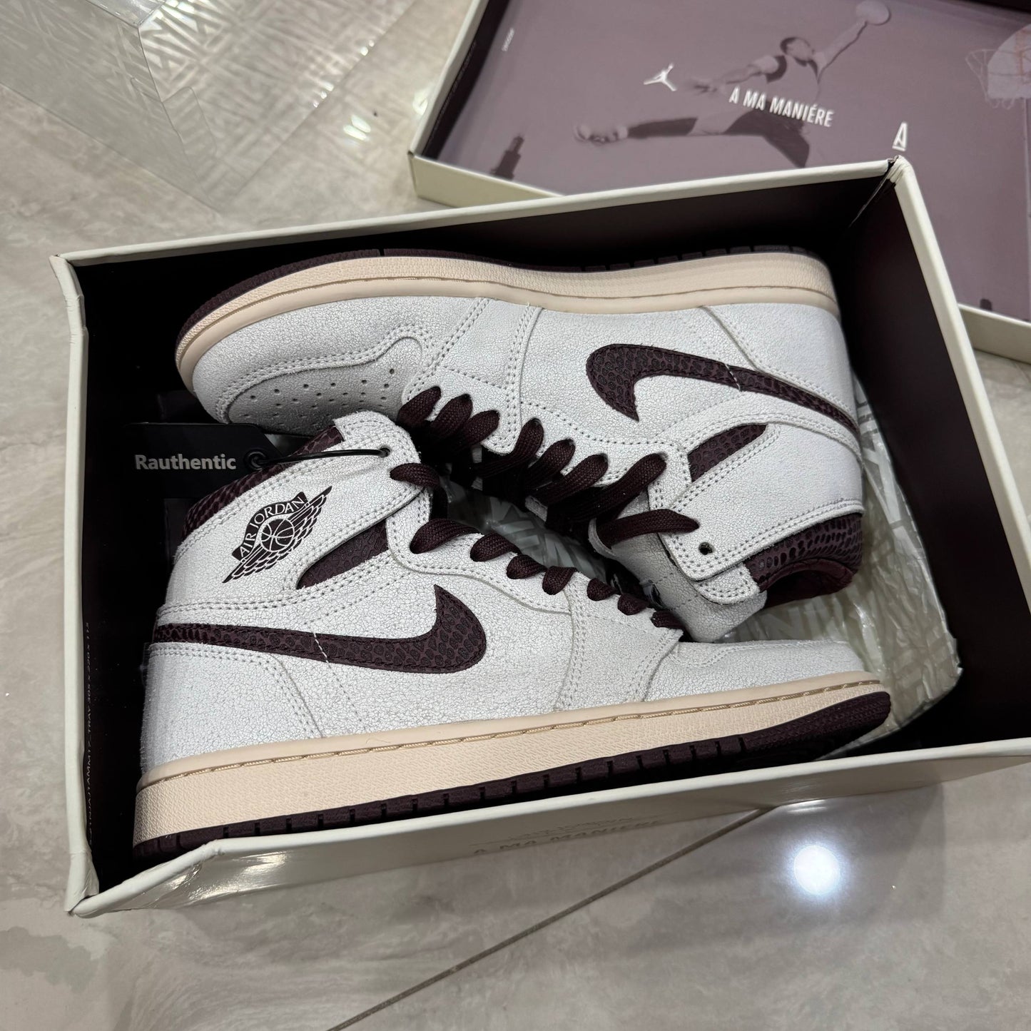 US 7.5 USED NIKE AIR JORDAN 1 RETRO HIGH OG A MA MANIÉRE