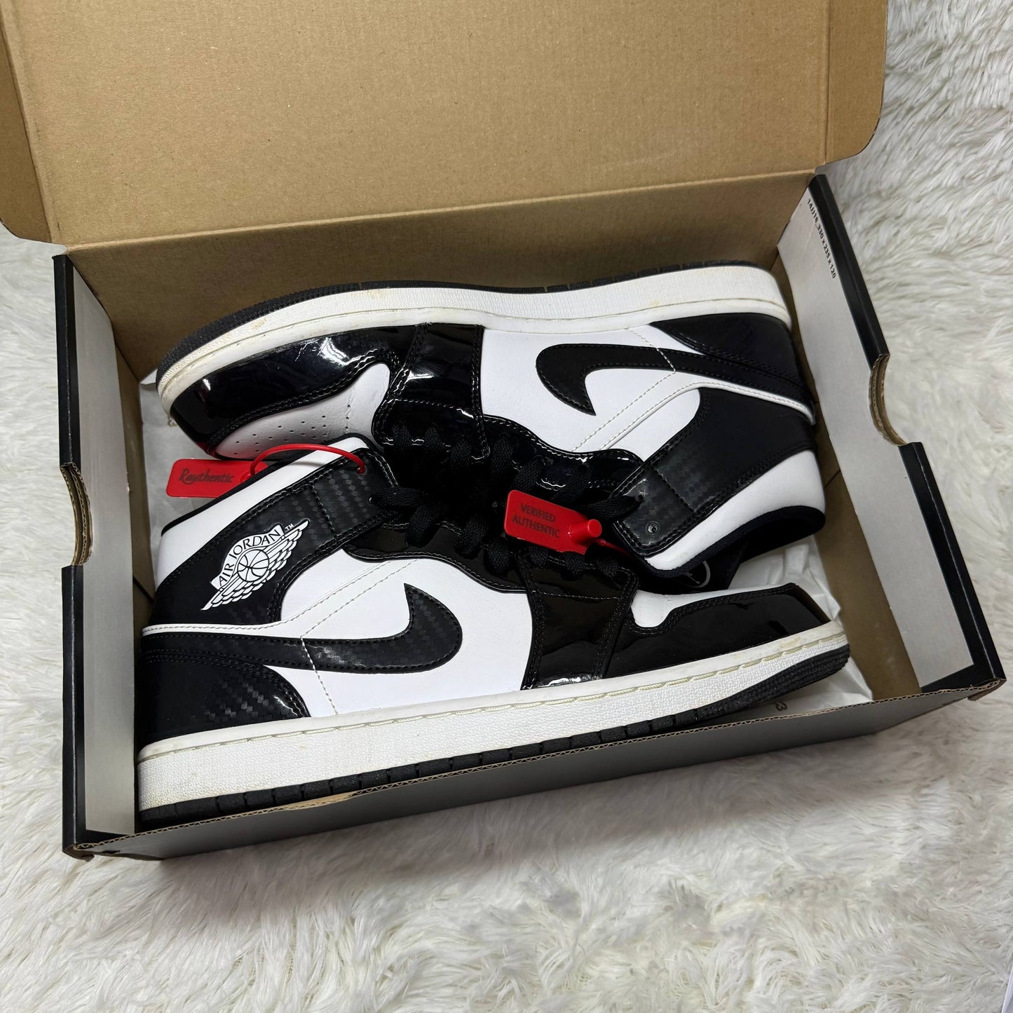 US 11 USED NIKE AIR JORDAN 1 MID SE ALL STAR WEEKEND CARBON
