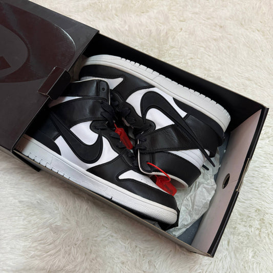 US 8.5 NIKE DUNK HIGH X AMBUSH BLACK